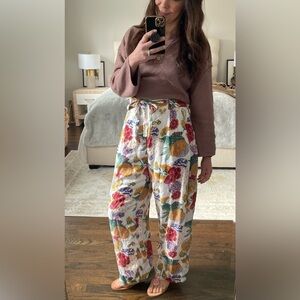 Roller Rabbit Floral Relaxed Pants
